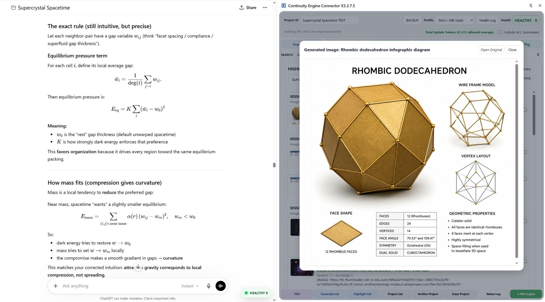 Continuity Engine screenshot showing image highlight viewer